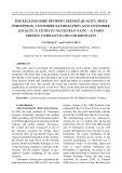 The relationship between service quality, price perception, customer satisfaction and customer loyalty: A study in Nguoi Ban Vang – A pawn service company in Ho Chi Minh city