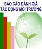 Báo cáo đánh giá tác động môi trường cho dự án đầu tư: Nhà máy sàng tuyển cát nguyên liệu CFG