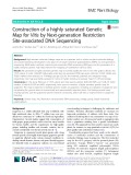 Construction of a highly saturated Genetic Map for Vitis by Next-generation Restriction Site-associated DNA Sequencing