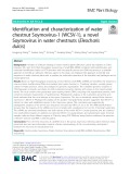 Identification and characterization of water chestnut Soymovirus-1 (WCSV-1), a novel Soymovirus in water chestnuts (Eleocharis dulcis)