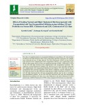 Effect of feeding normal and high cholesterol diet incorporated with encapsulated and non encapsulated bifidobacterium bifidum 235 and prebiotics on serum HDL-Cholesterol and LDL cholesterol of S.D. Rats