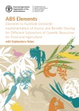 ABS elements elements to facilitate domestic implementation of access and benefit-sharing for different subsectors of genetic resources for food and agriculture with explanatory notes