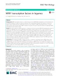 WRKY transcription factors in legumes
