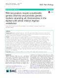 RNA-seq analysis reveals considerable genetic diversity and provides genetic markers saturating all chromosomes in the diploid wild wheat relative Aegilops umbellulata