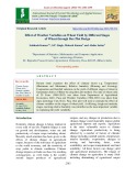 Effect of weather variables on wheat yield by different stages of wheat through box plot design