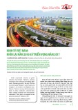 Kinh tế Việt Nam: Nhìn lại năm 2016 và triển vọng năm 2017