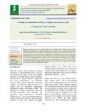 A study on antioxidant activity of Hyptis suaveolens (L) poit