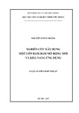 Luận án tiến sĩ Kỹ thuật: Nghiên cứu xây dựng một lớp hàm băm mở rộng mới và khả năng ứng dụng