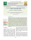 Assessment of drought tolerant and high yielding groundnut varieties in Ariyalur district, India