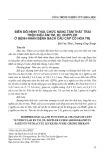 Biến đổi hình thái, chức năng tâm thất trái trên siêu âm TM, 2D, doppler ở bệnh nhân bệnh bạch cầu cấp có hóa trị