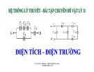 Bài giảng Chuyên đề Vật lý 11 - Chương 1: Chủ đề 4