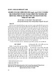 Nghiên cứu đặc điểm kiểu gen cagA, vacA của vi khuẩn helicobacter pylori và đặc điểm tổn thương mô bệnh học viêm dạ dày mạn tính của người dân tộc thiểu số Việt Nam