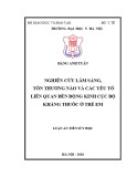 Luận án tiến sĩ Y học: Nghiên cứu lâm sàng, tổn thương não và các yếu tố liên quan đến động kinh cục bộ kháng thuốc ở trẻ em