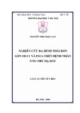 Luận án tiến sĩ Y học: Nghiên cứu đa hình thái đơn gen MUC1 và PSCA trên bệnh nhân ung thư dạ dày