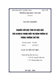 Luận án tiến sĩ Y học: Nghiên cứu độc tính và hiệu quả của ACNECA trong điều trị bệnh trứng cá thông thường thể vừa