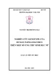 Luận án tiến sĩ Y học: Nghiên cứu genotype của Human Papillomavirus trên một số ung thư sinh dục nữ