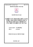 Tóm tắt Luận án tiến sĩ Y học: Nghiên cứu thăm dò chức năng nghe, chẩn đoán hình ảnh và đánh giá kết quả thính lực của trẻ cấy điện cực ốc tai