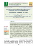 Impact of cluster front line demonstrations on productivity and profitability of chickpea in desert of Rajasthan, India
