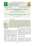 Efficacy of insecticides and bio pesticides against sucking insect pests on bt cotton