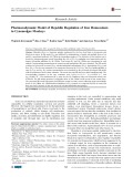 Pharmacodynamic model of Hepcidin regulation of iron homeostasis in Cynomolgus monkeys