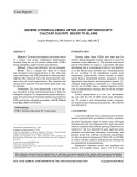 Severe hypercalcemia after joint arthroscopy: Calcium sulfate beads to blame