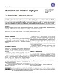 Educational case: Infectious esophagitis