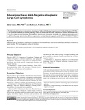 Educational case: ALK-negative anaplastic large cell lymphoma