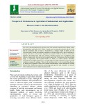 Prospects of trichoderma in agriculture-fundamentals and applications