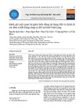 Đánh giá mối quan hệ giữa biến động sử dụng đất và chỉnh lý các đơn vị đất bằng công cụ GIS tại tỉnh Vĩnh Long