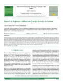Impact of regional conflicts on energy security in Jordan