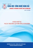 Tạp chí Khoa học - Công nghệ Hàng hải: Số 62-04/2020