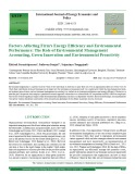Factors affecting firm’s energy efficiency and environmental performance: The role of environmental management accounting, green innovation and environmental proactivity