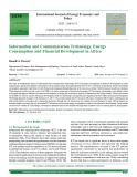 Information and communication technology, energy consumption and financial development in Africa