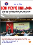 Bản tin đề án Bệnh viện Vệ tinh và 1816: Số 84/2015