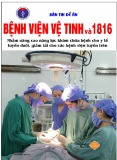 Bản tin đề án Bệnh viện Vệ tinh và 1816: Số 83/2015