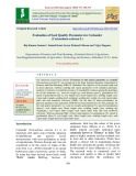 Evaluation of seed quality parameters in coriander (Coriandrum sativum L)