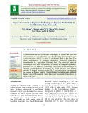 Impact assessment of improved technology on soybean productivity in south eastern Rajasthan, India