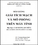 Bài giảng Giải tích mạch và mô phỏng trên máy tính: Phần 2 - ĐH Phạm Văn Đồng