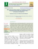 Effect of seed treatment and sprays formulations on morphophysiological traits of bt cotton and their impact on dynamics of sucking pests