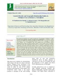 Genetic diversity and geographic relationship studies in chickpea (Cicer arietinum L.) germplasm