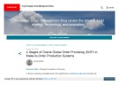 Stages of oracle global order promising (GOP) in make-to-order production systems
