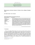 Microstructure and fracture behavior of friction stir lap welding of dissimilar metals