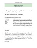 An effective combination of finite element and differential quadrature method for analyzing of plates partially resting on elastic foundation