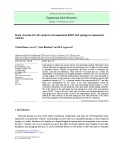 Static structural CAE analysis of symmetrical 65Si7 leaf springs in automotive vehicles