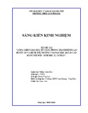 SKKN: Lồng ghép giáo dục kỹ năng phòng tránh bệnh cao huyết áp và bệnh tiểu đường vào dạy học bài 20: cân bằng nội môi - Sinh học 11, cơ bản