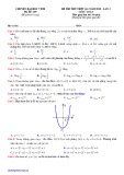 Đề thi thử THPTQG môn Toán lần 3 năm 2019 - THPT Đại học Vinh