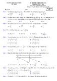 Đề thi thử THPTQG môn Toán lần 1 năm 2019 - THPT Thái Phiên