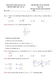 Đề thi thử THPTQG môn Toán lần 1 năm 2019 - THPT Chu Văn An, Gia Lai