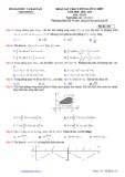 Đề thi thử THPTQG môn Toán lần 1 năm 2019 - Sở GD&ĐT Thanh Hóa