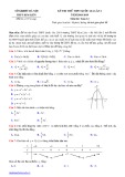 Đề thi thử THPTQG môn Toán lần 1 năm 2019 - THPT Kim Liên, Hà Nội